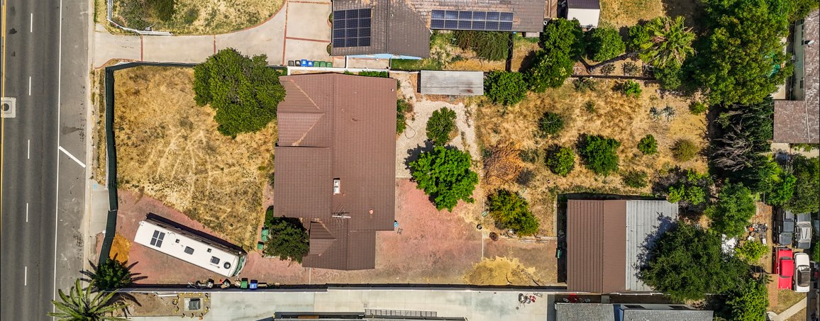 Aerial view of 6540 N Shoup Avenue site