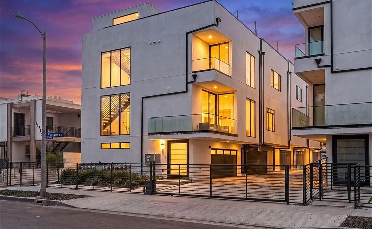 Contour at NoHo — built exterior at dusk